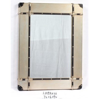 2019 latest Collection Aluminum Frame Vintage Wall Mirror